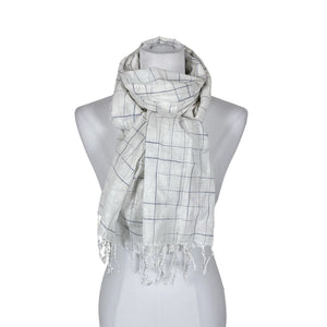 Unisex A+more - Õhuke sall, suurus Midi - Valge (1)