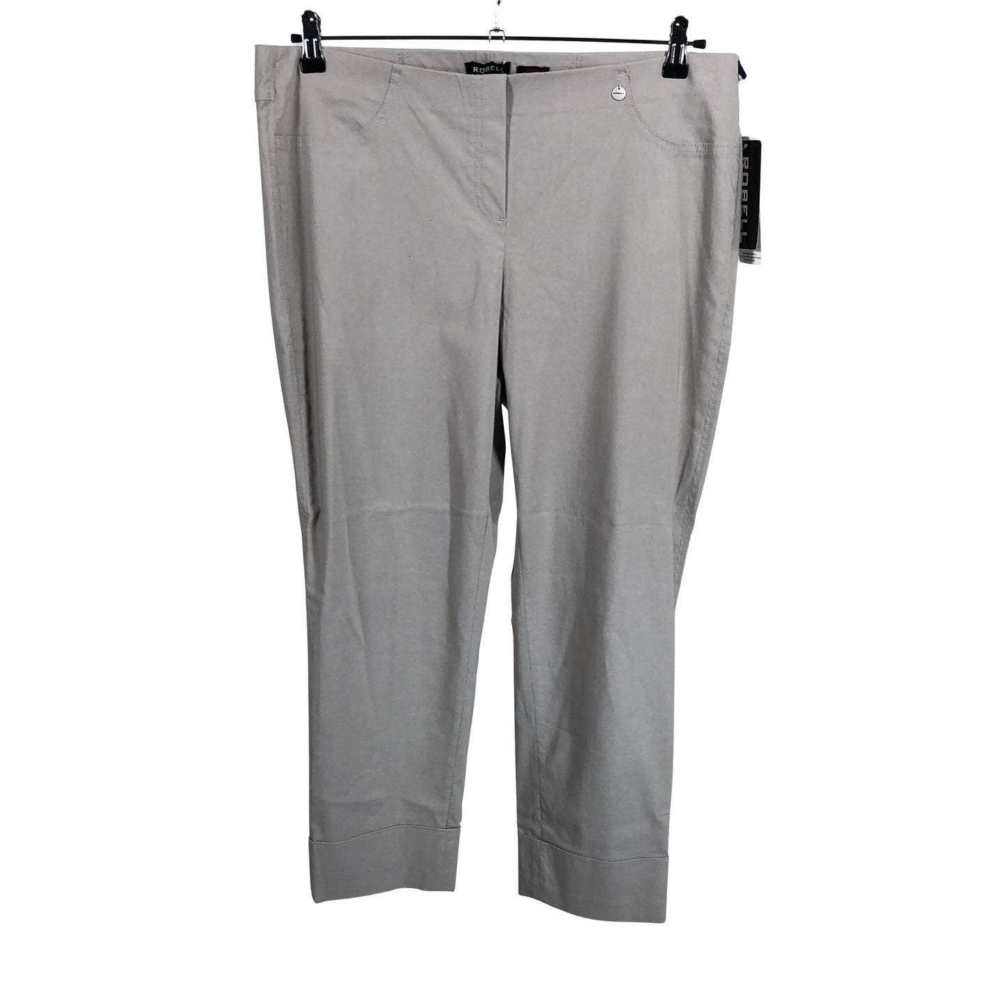 Unisex Robell - Mittevenivad püksid, suurus 46 - Hall (1)