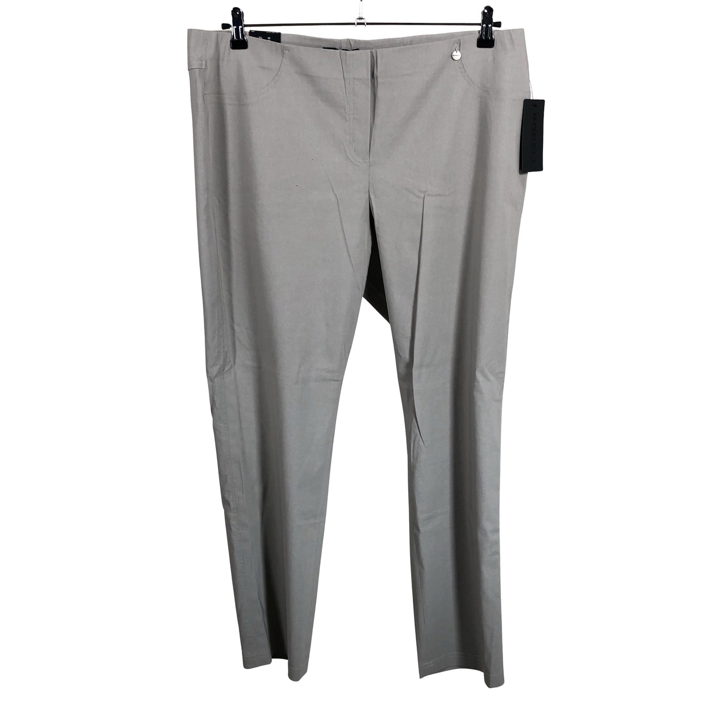 Unisex Robell - Mittevenivad püksid, suurus 48 - Hall (1)