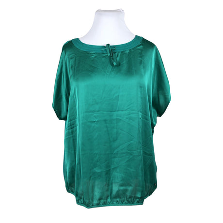 Unisex Samoon - Lühikeste käistega pluus, suurus 48 - Roheline ()