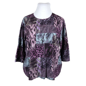 Unisex Barbara Lebek - Trikotaažist pluus, suurus 50 - Lilla (1)
