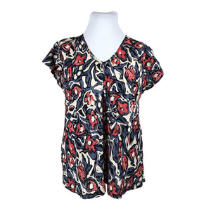 Unisex The Masai - Lühikeste käistega pluus, suurus 44 - Sinine (1)
