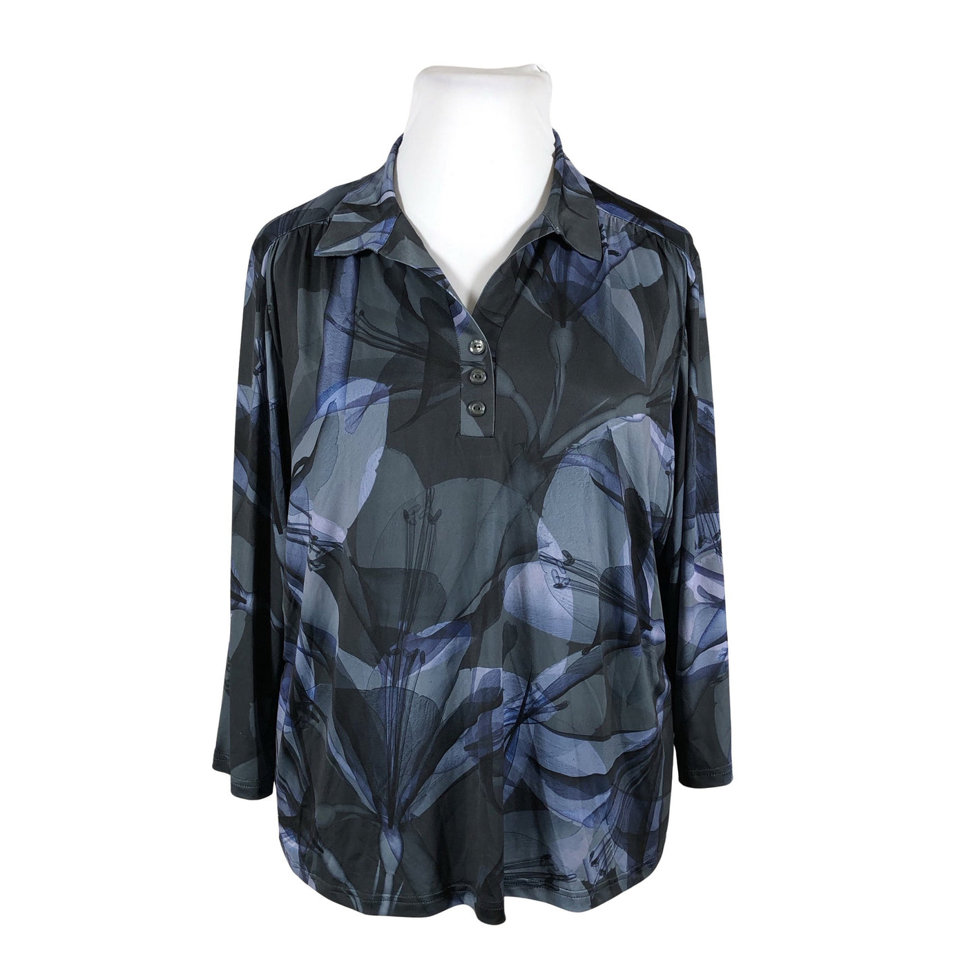 Unisex Hansmark - Trikotaažist pluus, suurus 52 - Sinine (1)