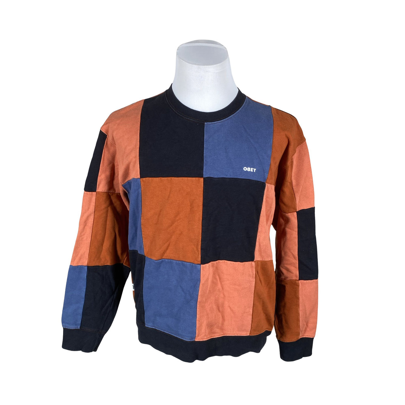 Unisex Obey - Dressikangast pluus, suurus M - Oranž (1)