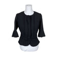 Unisex Kirjokangas - Jakk, suurus 38 - Must ()