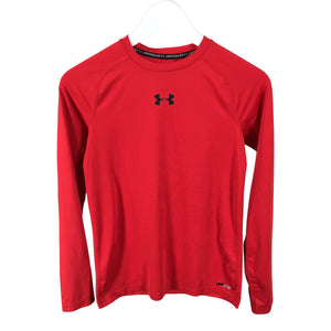 Unisex Under Armour - Spordisärk, pikad käised, suurus 158 - 164 - Punane (1)