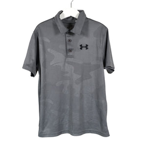 Unisex Under Armour - Spordisärk, lühikesed käised, suurus 134 - 140 - Hall (1)