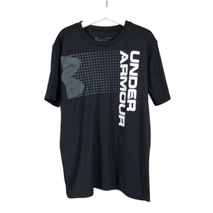 Unisex Under Armour - Spordisärk, lühikesed käised, suurus 140 - 146 - Must (1)