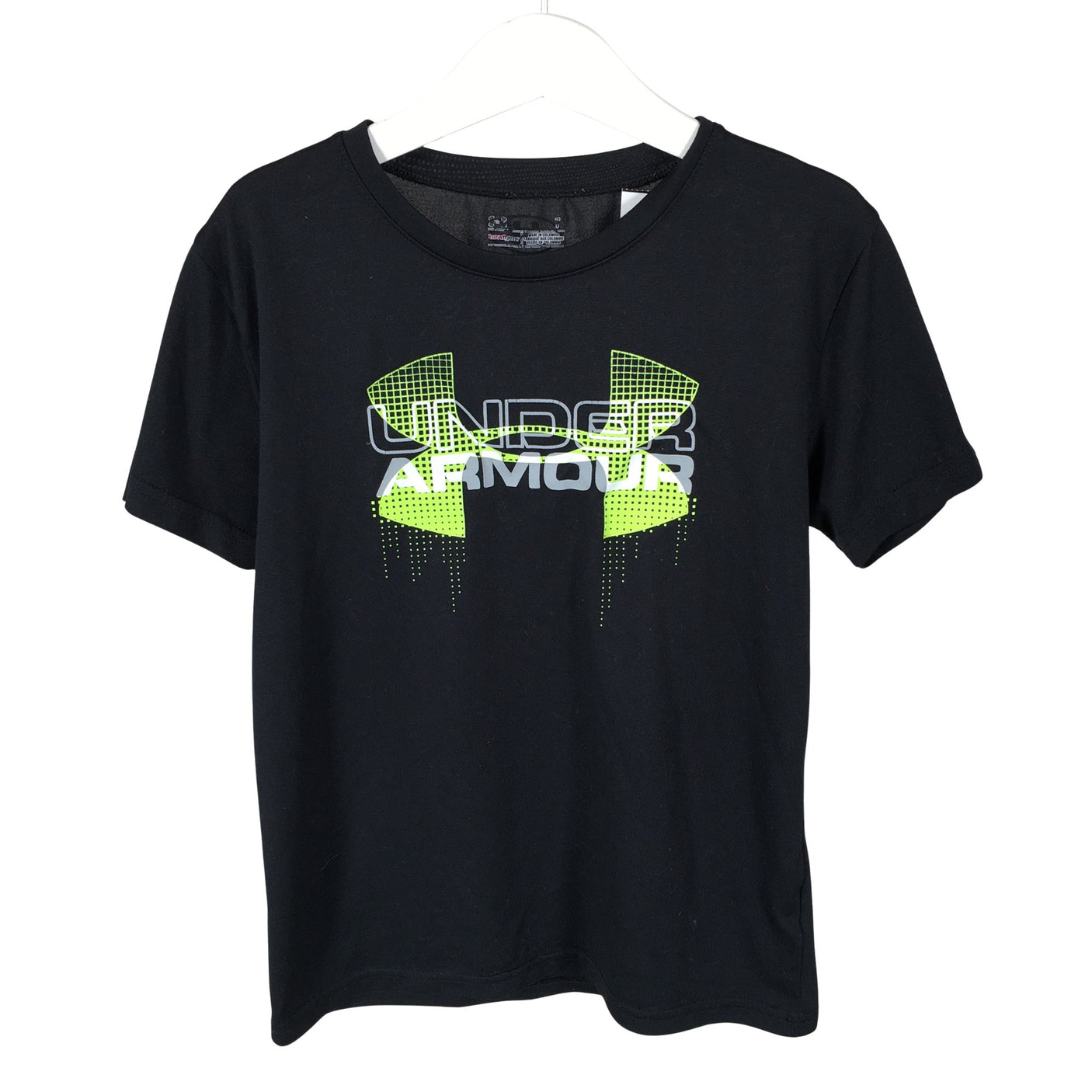 Unisex Under Armour - Spordisärk, lühikesed käised, suurus 128 - 134 - Must (1)