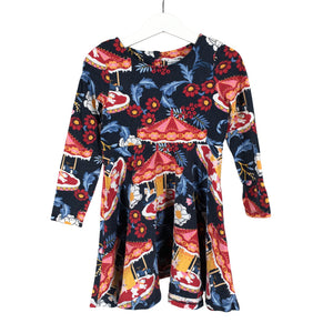 Unisex Polarn O. Pyret - Trikotaažist kleit, suurus 98 - 104 - Sinine (1)