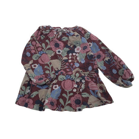 Unisex Polarn O. Pyret - Trikotaažist tuunika, suurus 80 - 86 - Veinipunane ()