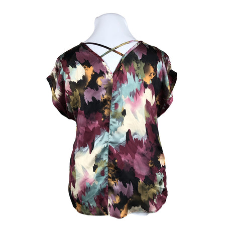 Unisex Alice Bizous - Lühikeste käistega pluus, suurus 42 - Veinipunane (2)
