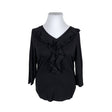 Unisex Ril's - Trikotaažist pluus, suurus 42 - Must ()