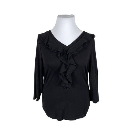 Unisex Ril's - Trikotaažist pluus, suurus 42 - Must ()