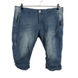 Unisex Zizzi - Teksast poolpikad püksid, suurus 48 - Sinine ()
