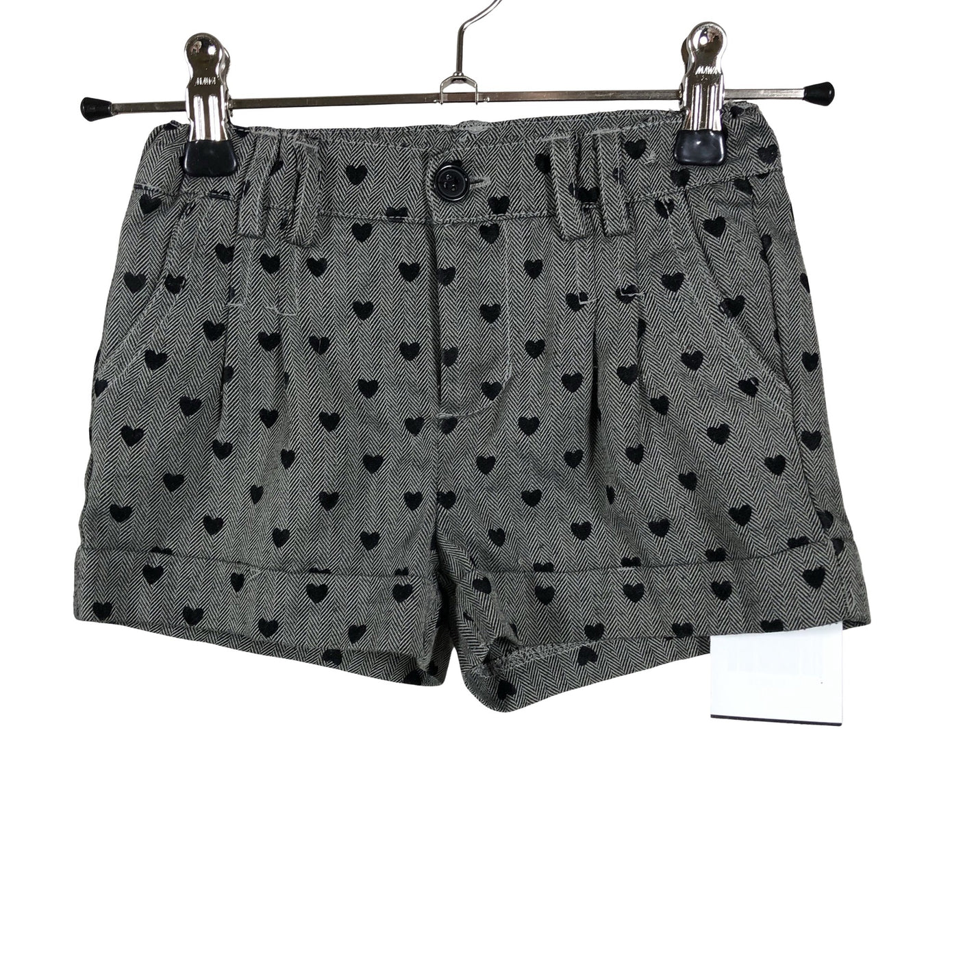 Unisex Lindex - Lühikesed püksid, suurus 98 - 104 - Hall (1)