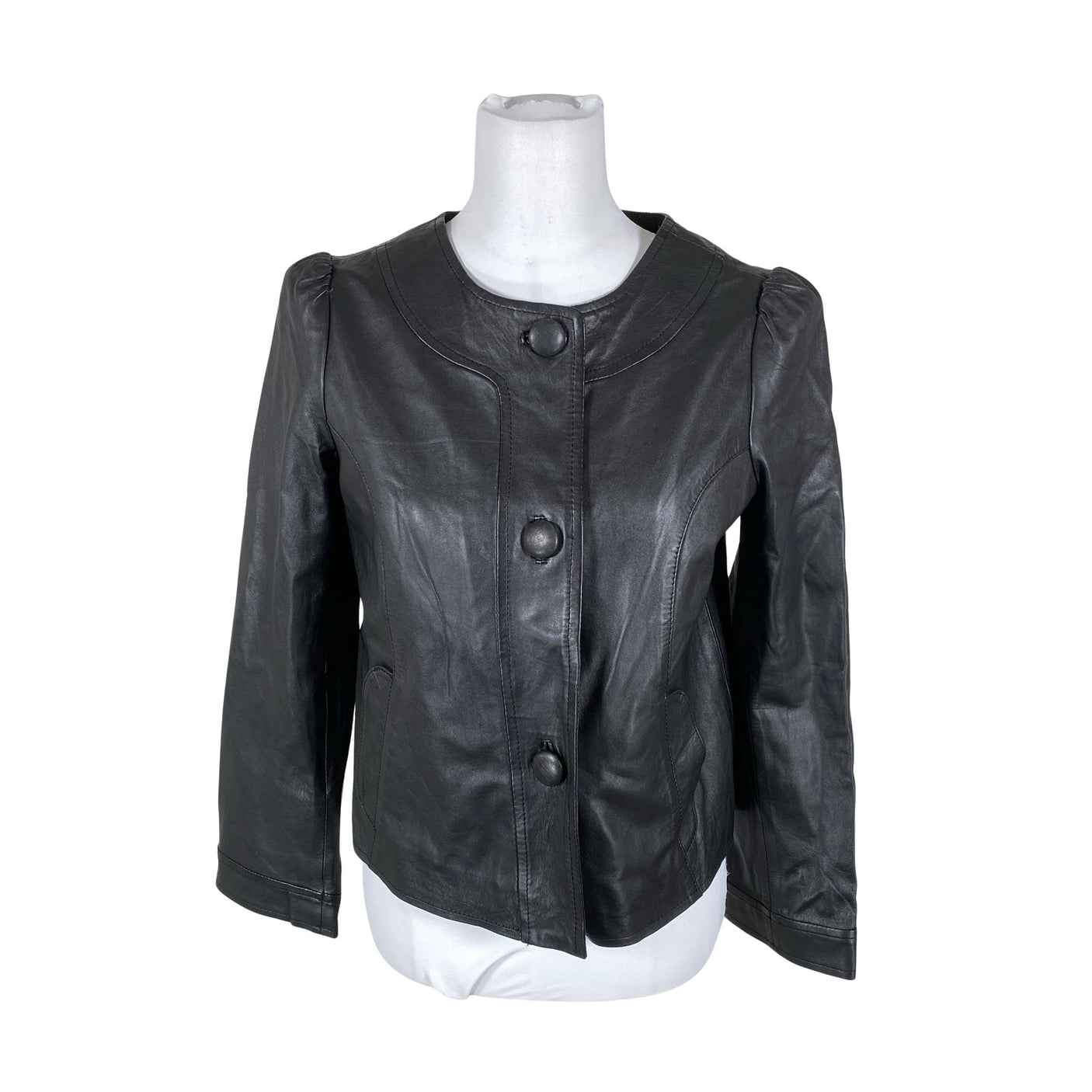 Unisex Saki - Nahktagi, suurus 36 - Must (1)