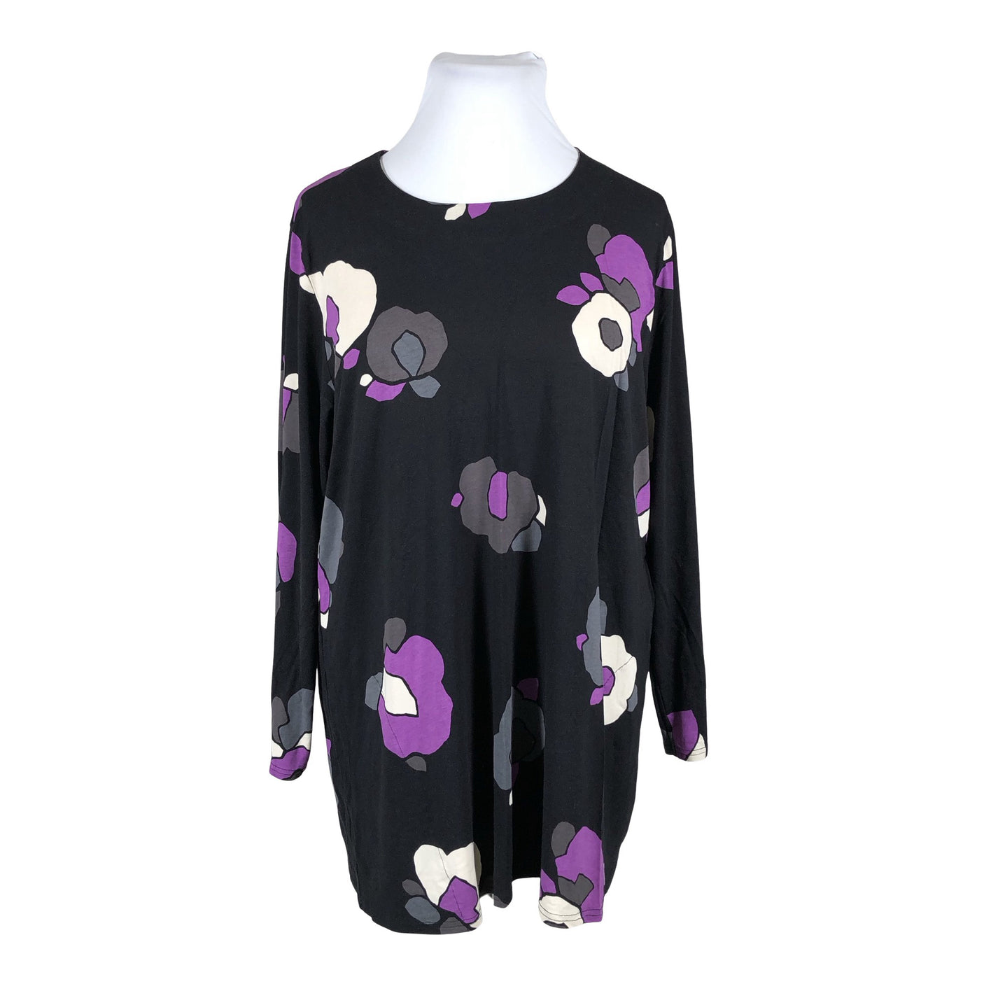 Unisex Nanso - Trikotaažist tuunika, suurus 46 - Must (1)