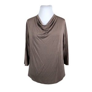 Unisex Hansmark - Trikotaažist pluus, suurus 52 - Pruun (1)