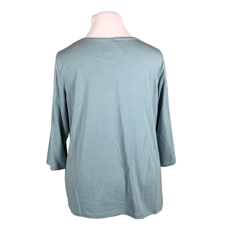 Unisex Gerry Weber - Trikotaažist pluus, suurus 46 - Türkiis (2)