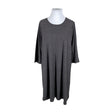 Unisex Zizzi - Trikotaažist kleit, suurus 50 - Pruun ()