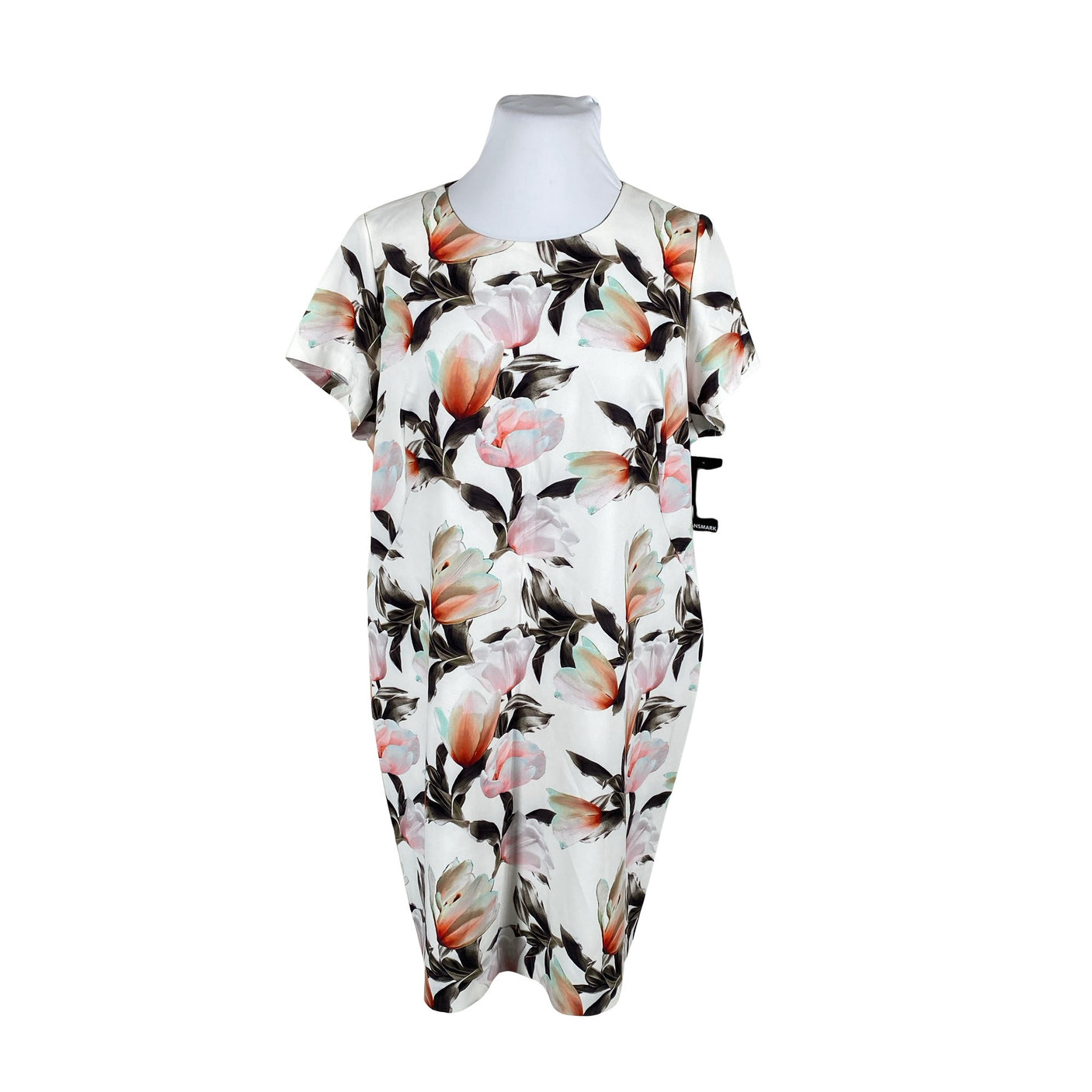 Unisex Hansmark - Trikotaažist kleit, suurus 52 - Valge (1)