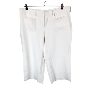 Unisex Lands' End - Viigipüksid, suurus 48 - Looduslik valge (1)