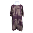 Unisex Ulla Popken - Õhuke tuunika, suurus 46 - Veinipunane ()