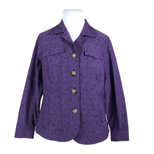 Unisex Coldwater Creek - Jakk, suurus 44 - Lilla (1)