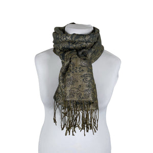 Unisex Pashmina - Õhuke sall, suurus Maxi - Hall (1)