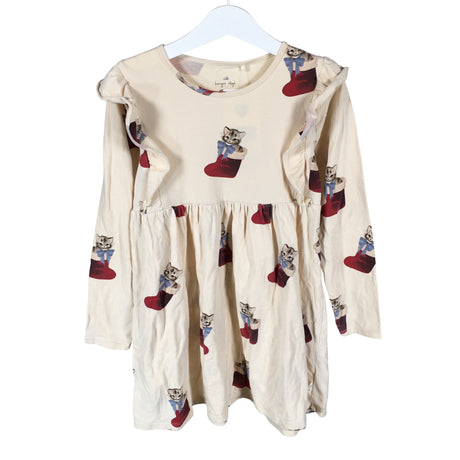 Unisex Konges Slojd - Trikotaažist kleit, suurus 110 - 116 - Beige ()