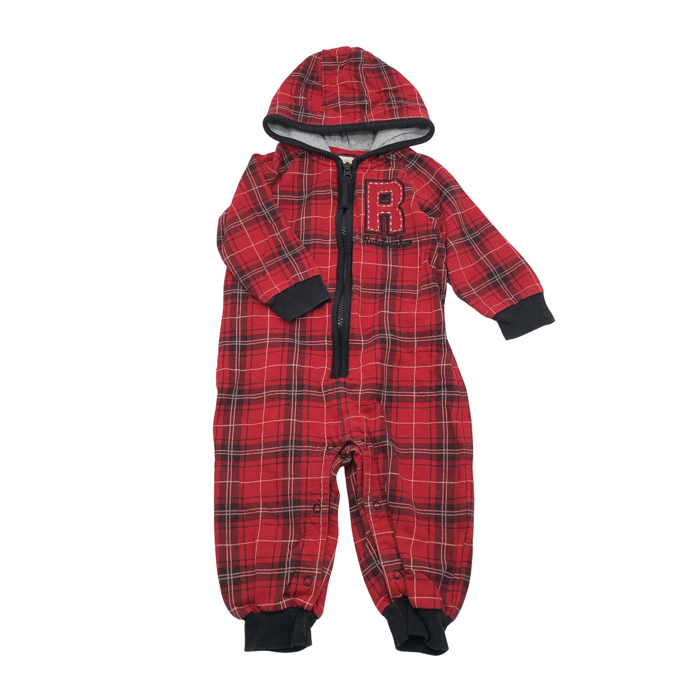 Unisex Lindex - Pükskostüüm, suurus 74 - 80 - Punane (1)