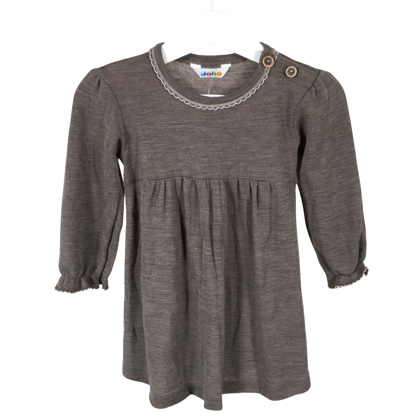 Unisex Joha - Trikotaažist kleit, suurus 80 - 86 - Pruun (1)