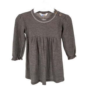 Unisex Joha - Trikotaažist kleit, suurus 80 - 86 - Pruun (1)