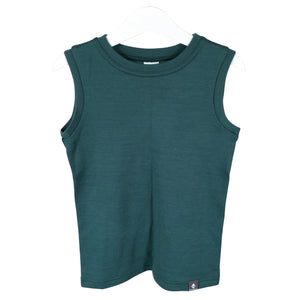 Unisex Breden - Trikotaažist topp, suurus 122 - 128 - Roheline (1)