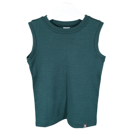 Unisex Breden - Trikotaažist topp, suurus 122 - 128 - Roheline ()
