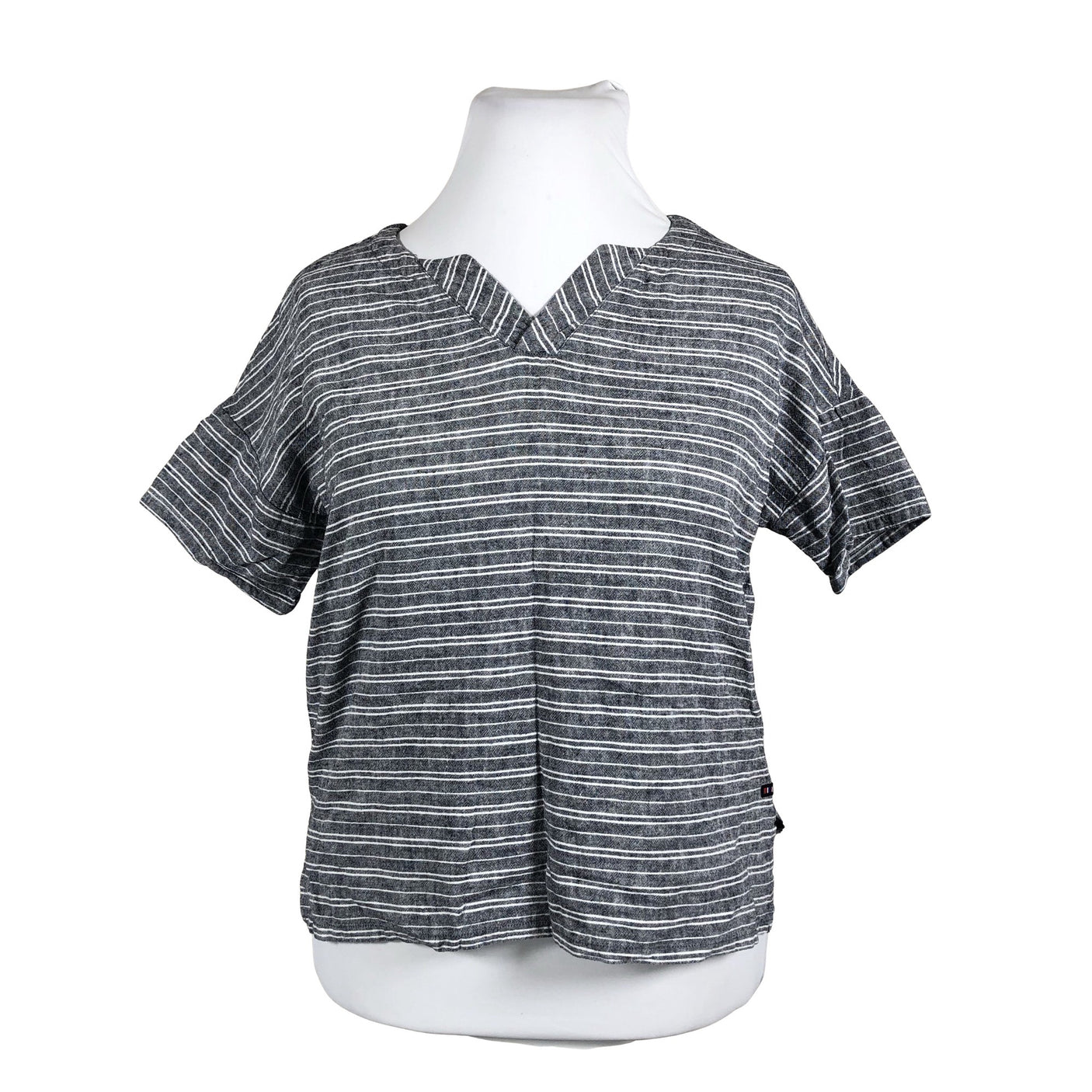 Unisex Batela - Lühikeste käistega pluus, suurus 42 - Hall (1)