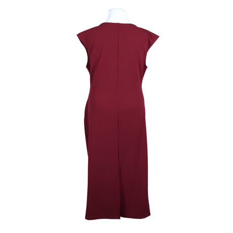 Unisex Anna Field - Trikotaažist kleit, suurus 42 - Veinipunane (2)