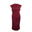 Unisex Anna Field - Trikotaažist kleit, suurus 42 - Veinipunane ()