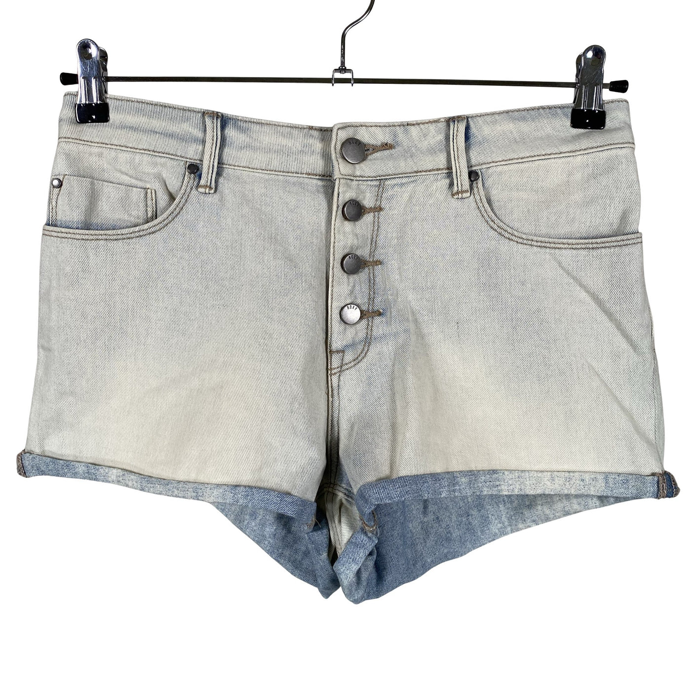 Unisex Roxy - Teksast lühikesed püksid, suurus W29 - Helesinine (1)