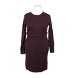 Unisex Cristelle&co - Kootud kleit, suurus 42 - Veinipunane ()