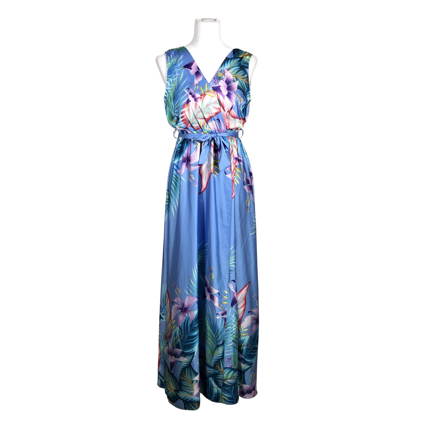 Unisex Carolina Cavour - Maksikleit, suurus 38 - Helesinine (1)