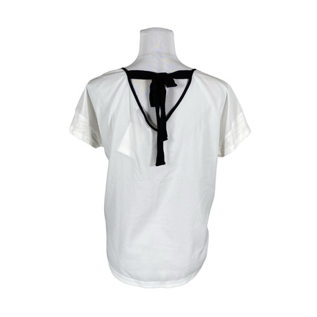Unisex Ouì - Lühikeste käistega pluus, suurus 38 - Valge (2)