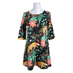 Unisex Ehta - Trikotaažist kleit, suurus 38 - Must (1)