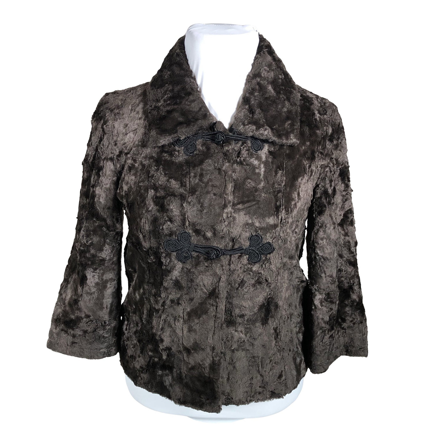 Unisex Andiata - Kunstkarusnahast mantel, suurus 42 - Pruun (1)