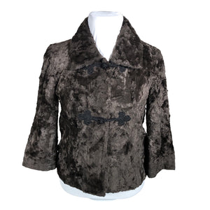 Unisex Andiata - Kunstkarusnahast mantel, suurus 42 - Pruun (1)