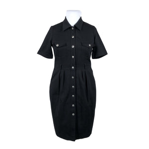 Unisex Andiata - Trikotaažist kleit, suurus 42 - Must (1)