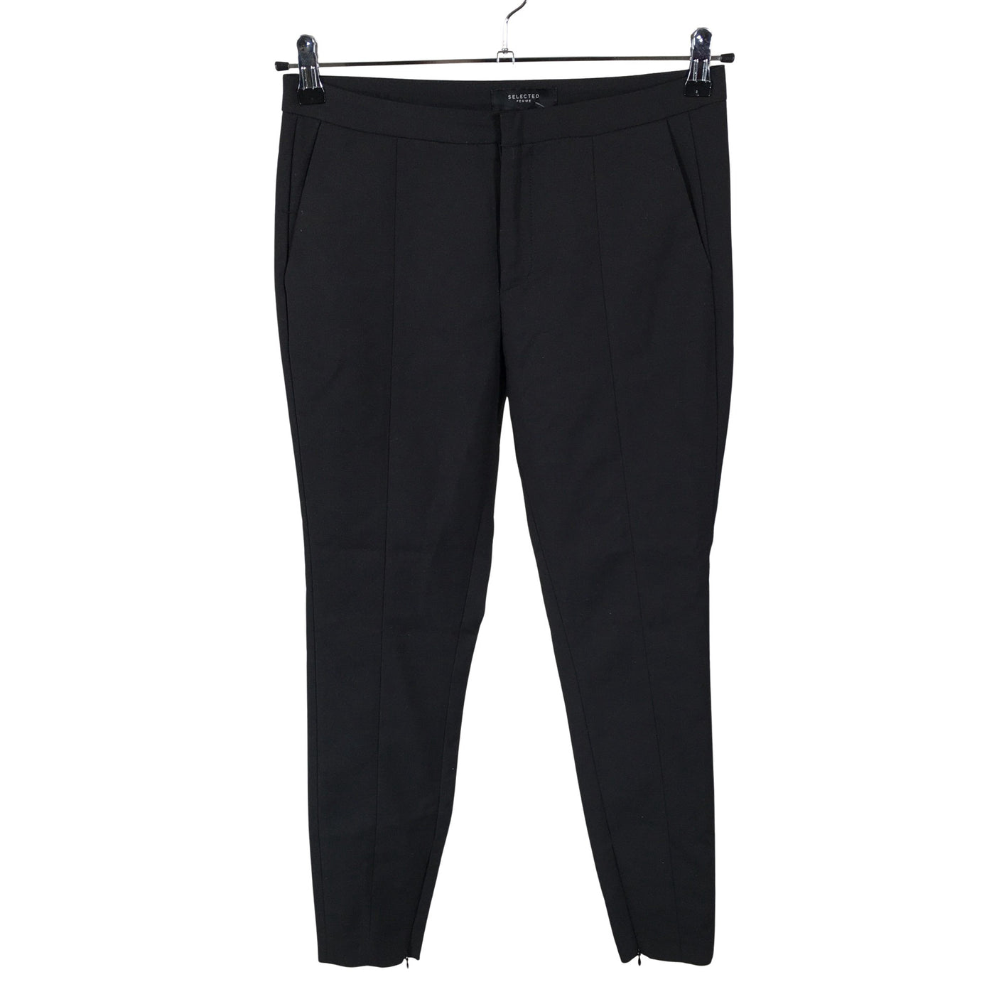Unisex Selected - Mittevenivad püksid, suurus 36 - Must (1)