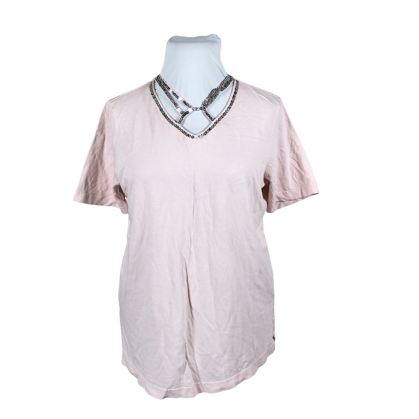 Unisex Atelier Goldner Schnitt - T-särk, suurus 44 - Heleroosa (1)