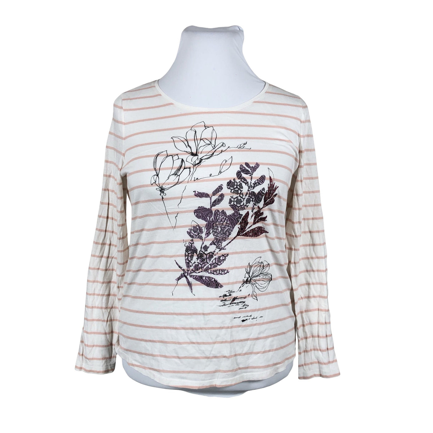 Unisex Esprit - Trikotaažist pluus, suurus 42 - Valge (1)
